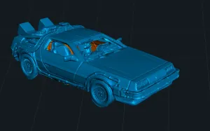 SCAN - BACK TO THE FUTURE - 1:8 - DeLorean