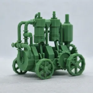 Low poly steampunk
