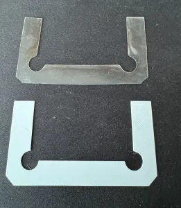 CRL Clear Gasket Replacements for Vienna Hinges (V1E4GKCL)