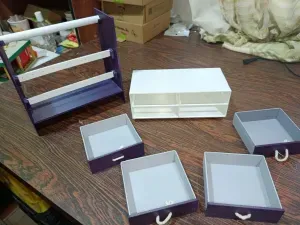 Modular Jewelry Station Elite: 4-Drawer MultiLevel Organizer