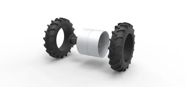 Double Wheel of Vintage Monster truck Scale 1:25 — Фото 9 из 9