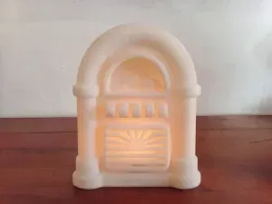 RETRO JUKEBOX LAMP - LED TEALIGHT HOLDER NIGHT LIGHT [FREE]