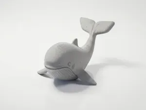 Whale Figurine Animal Sculpture 3D Printable