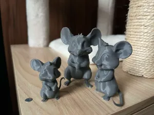 Cute rat family