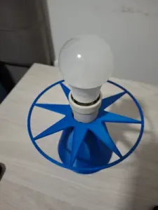 Lithophane Table Lamp Base / Lithophane Desk Lamp