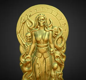 gods of asgard  statue HELA