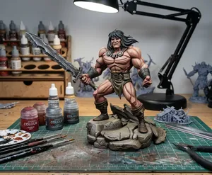 🗡️ CONAN THE BARBARIAN (Genndy Tartakovsky Style) STL 🗡️