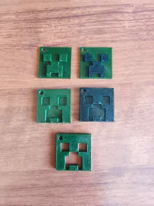 Keychain Minecraft Creeper