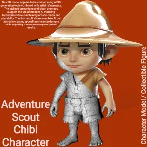 Adventure Scout Chibi Character