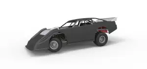 Australian Super Sedan while turning Scale 1:25