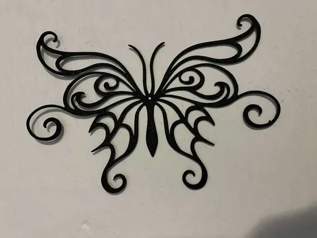 Wall decoration in the shape of a butterfly — Фото 2 из 3