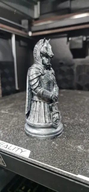 Human Face Knight Chess Piece — Image 6 of 9