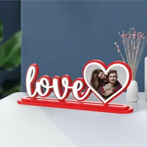 Love Photo Frame, Valentine’s Day Gifts, Heart-Shaped Photo