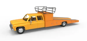 Vintage Transporter truck for Race car Scale 1:25
