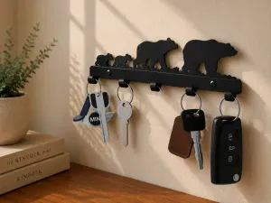 Bear Family Key Holder
