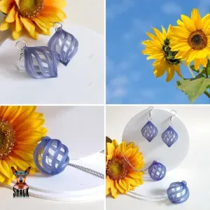 TWIST- EARRINGS & NECKLACE