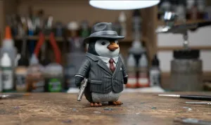 Brainrot pinguin hitman