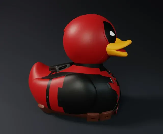 Cute Deadpool Rubber Duck — Фото 2 из 9
