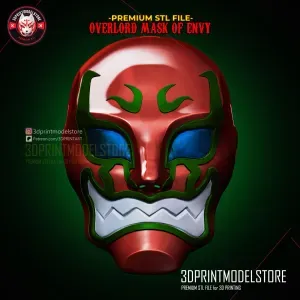 Overlord Mask of Envy - Premium STL for Cosplay