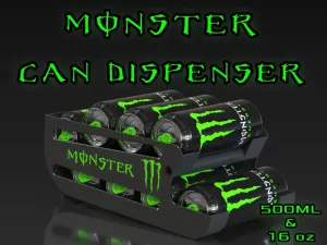 Monster energy drink dispenser / holder display