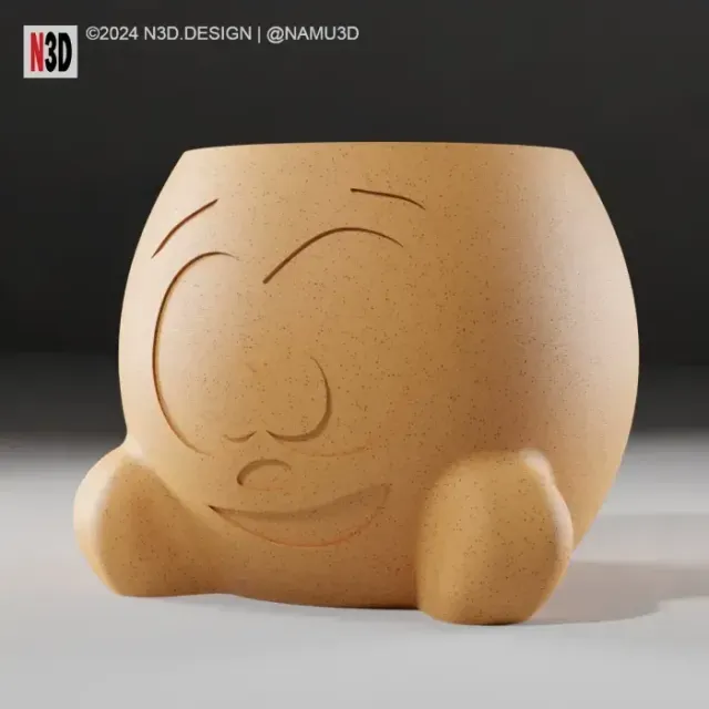Happy Pot – Cute Smiling Planter — Image 2 of 8