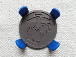 Marines Coaster Set w/holder (holds 6)