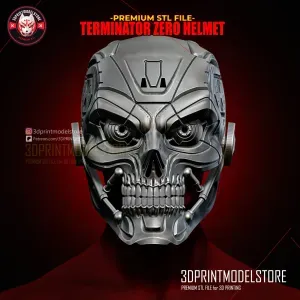 Terminator Zero Mask - Premium STL for Cosplay
