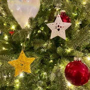 Voronoi Star Christmas Tree Ornament