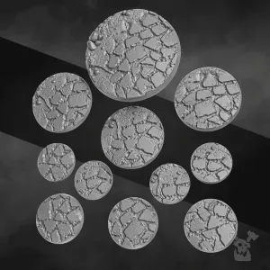 Decorative Bases Flat Stone Set