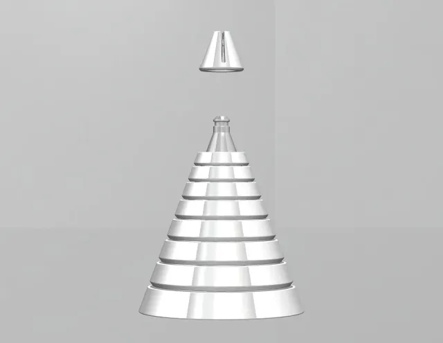 Educational Puzzle Game for Kids – Stacking Cone Shape Toy — Фото 5 из 9