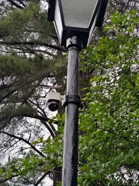 Camera Light Pole Sleeve Mount for Eufy Solocam S340 — Image 3 of 3