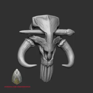 MYTHOSAUR HAIR CLIP 3D DIGITAL FILE DOWNLOAD