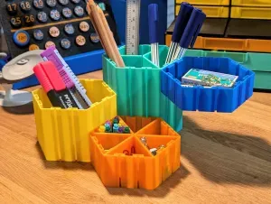 Rapid & Economical Modular Hexagon Storage System