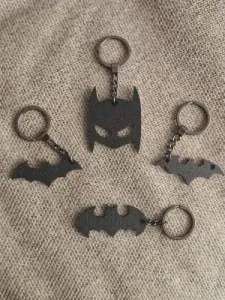 Dark Knight Bat Keychains – Minimal Superhero EDC