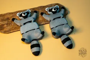 Raccoon Flexi Fidget, Articulated Desk Buddy