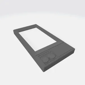 K1C LCD cover old TV