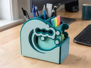 04 | Desk Organizer Series | Water Wave 🌊