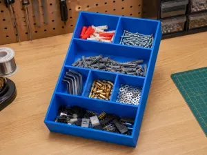 Workbench Organizer for Screws, Nuts, and Small Parts