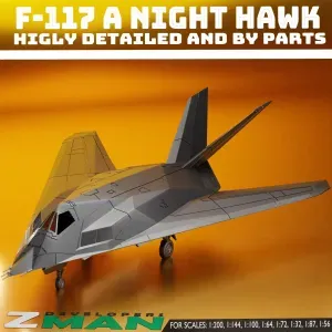 Lockheed F-117A Nighthawk (V1) (4 IN 1)