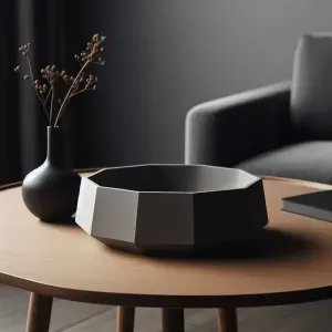 Minimalistic Bowl "Sharp Shot" – Home Decor Organizer