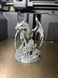 Ancient Ruin Dragon – Epic Fantasy Guardian Statue