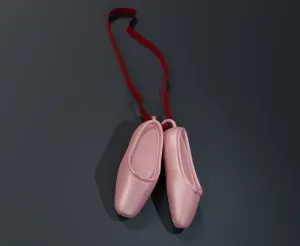 Ballerina Shoes Keychain