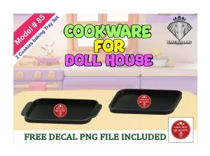 2 Different Cookies Baking Tray Set