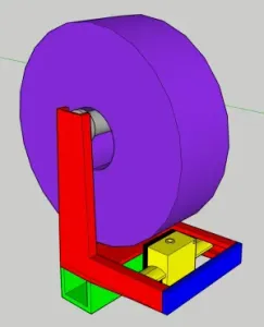 Ender 3v3 3d / plus Filament spool holder + filament sensor