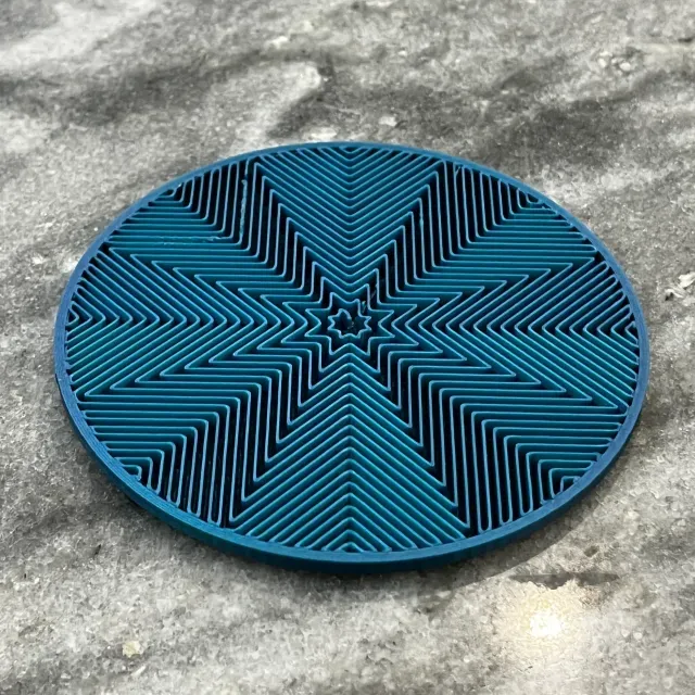 Unique Infill Coaster Set with Custom Holder — Фото 5 из 9