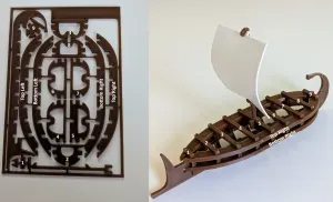 Ancient Greek Ship Kit Card