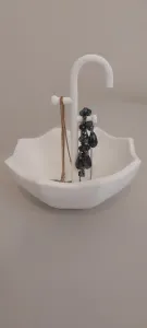 Umbrella jewelry holder