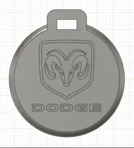 Pendentif porte clé Dodge / Dodge Key ring ornement