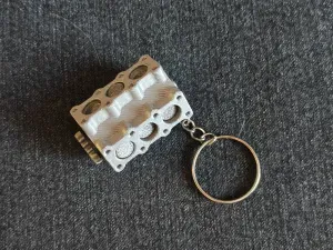 Fidget engine V6 keychain - no supports