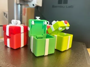 Christmas Gift Box - One-Piece Version
